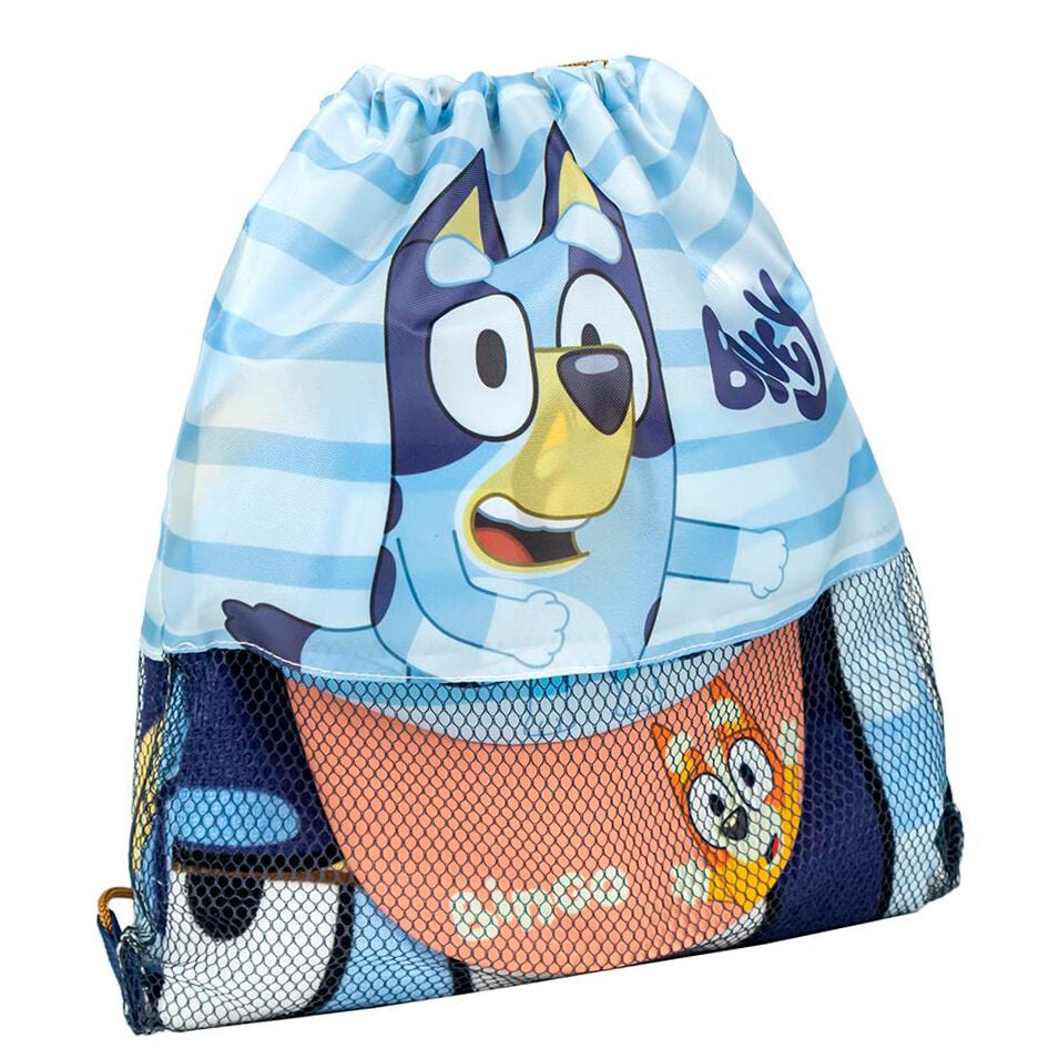 Set Bluey con toalla, saco y gorra de diseños coordinados - 3