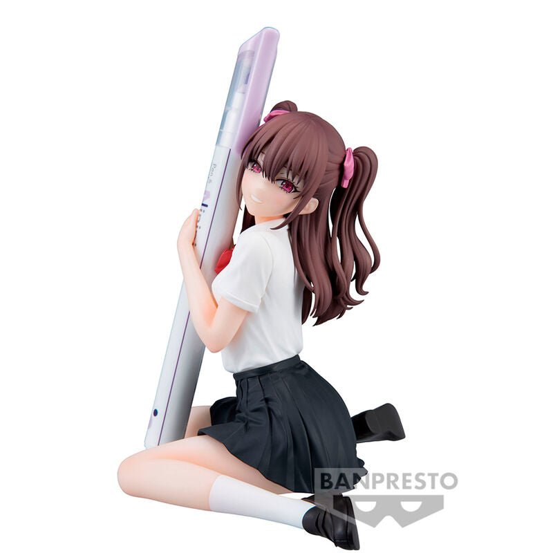 Figura de Makari Tachibana con uniforme y coletas rosas - 2