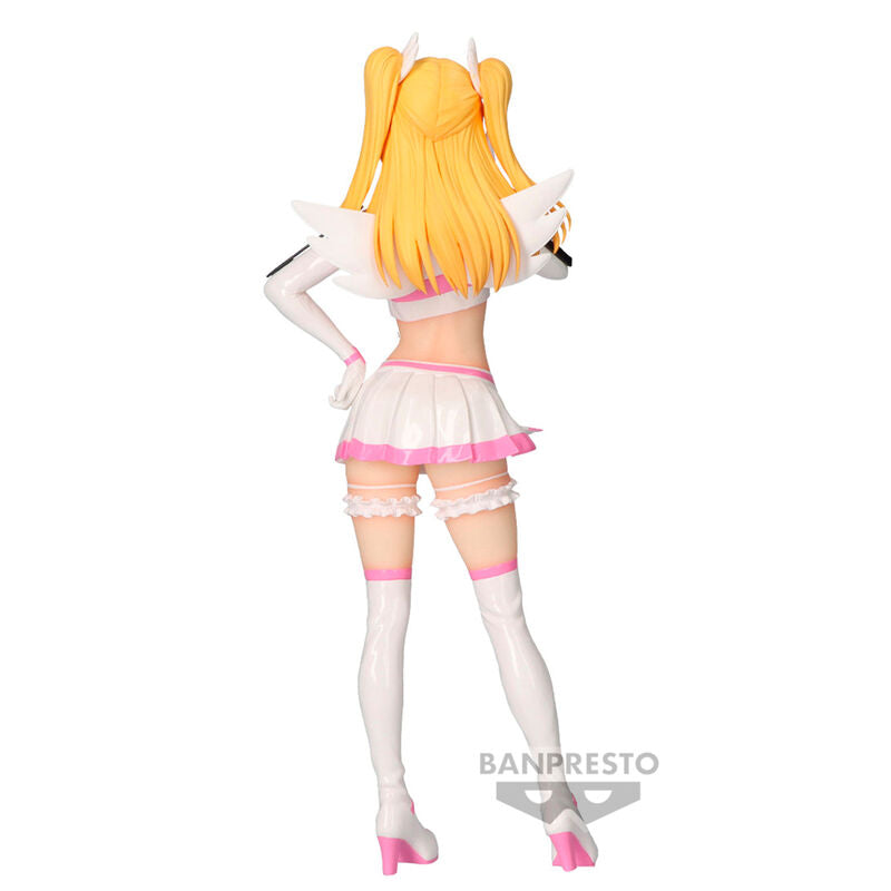 Figura de Liliel con uniforme True Angel blanco y rosa - 3