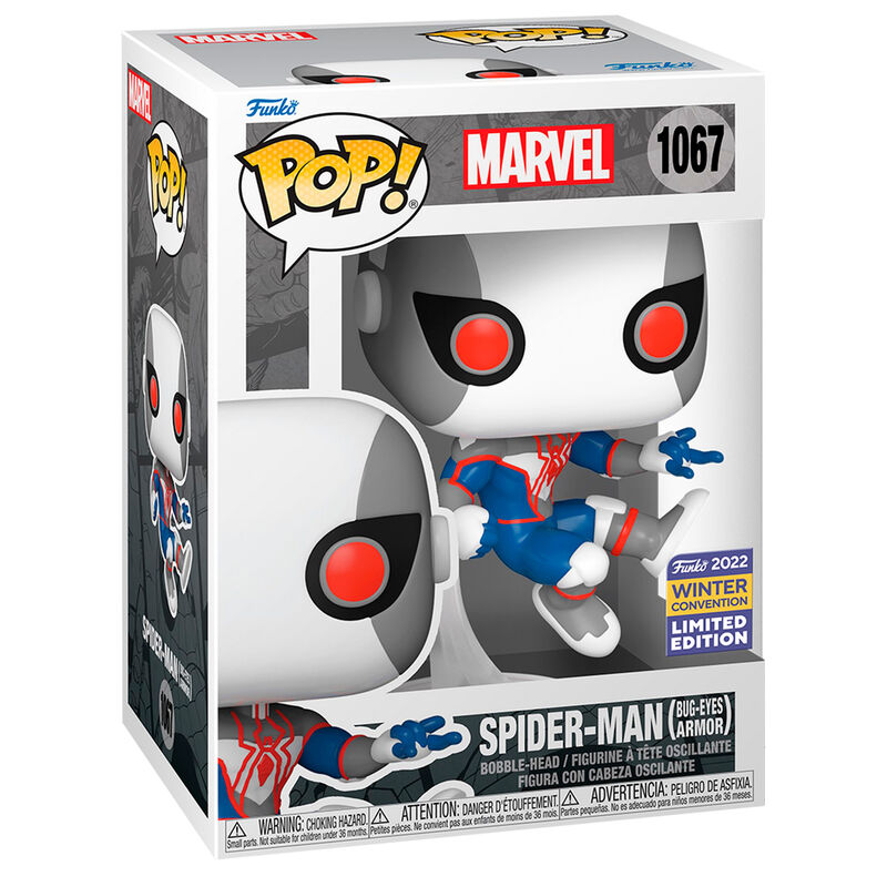 Figura Funko POP! Marvel Spider-Man Bug-Eyes Armor en caja