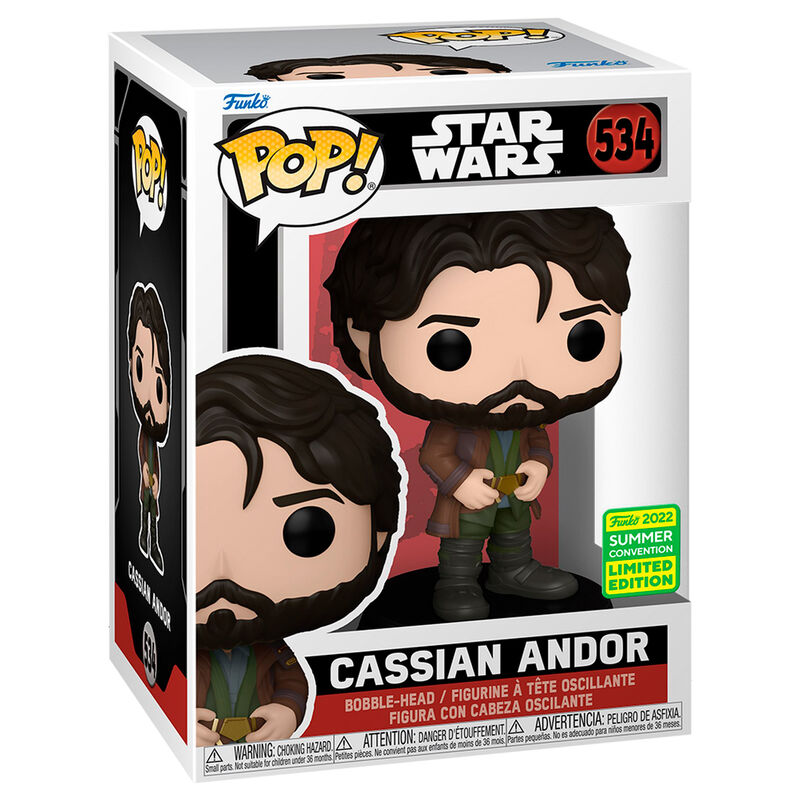 Figura Funko POP! Star Wars de Cassian Andor en caja