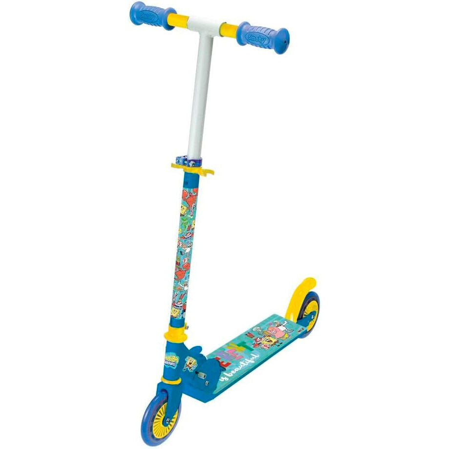 Patinete SMOBY de Bob Esponja azul y amarillo