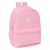 Mochila rosa del Real Madrid SAFTA de 44 cm