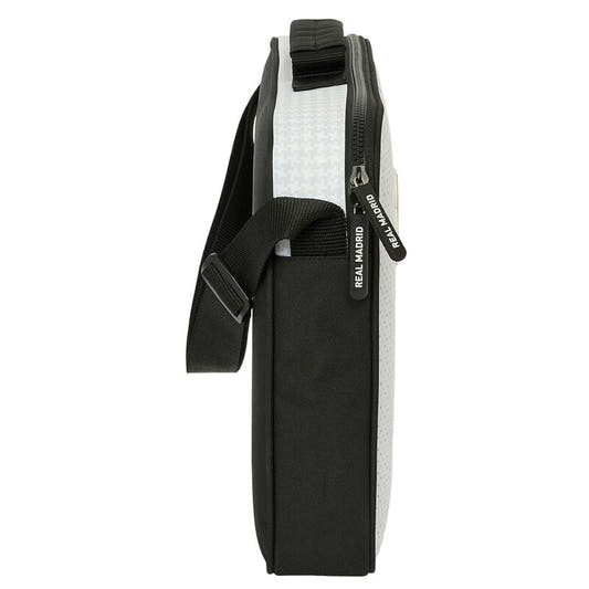 Cartera bandolera blanca y negra del Real Madrid SAFTA - 3