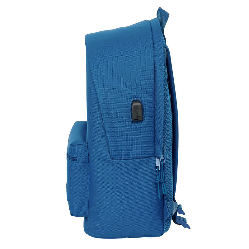 Mochila azul Real Madrid SAFTA con bolsillo frontal - 3