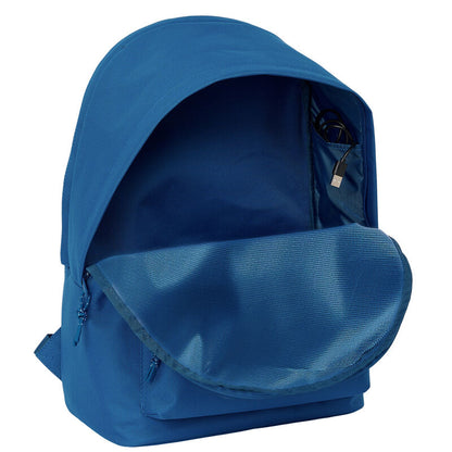 Mochila azul Real Madrid SAFTA con bolsillo frontal - 4