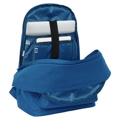 Mochila azul Real Madrid SAFTA con bolsillo frontal - 5