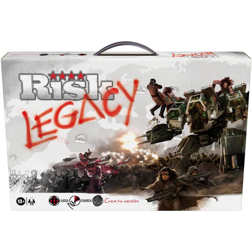 Caja del juego de mesa Risk Legacy de Hasbro - 2
