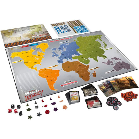 Caja del juego de mesa Risk Legacy de Hasbro - 3