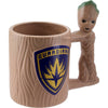 Taza 3D de Groot de Guardianes de la Galaxia con emblema Marvel