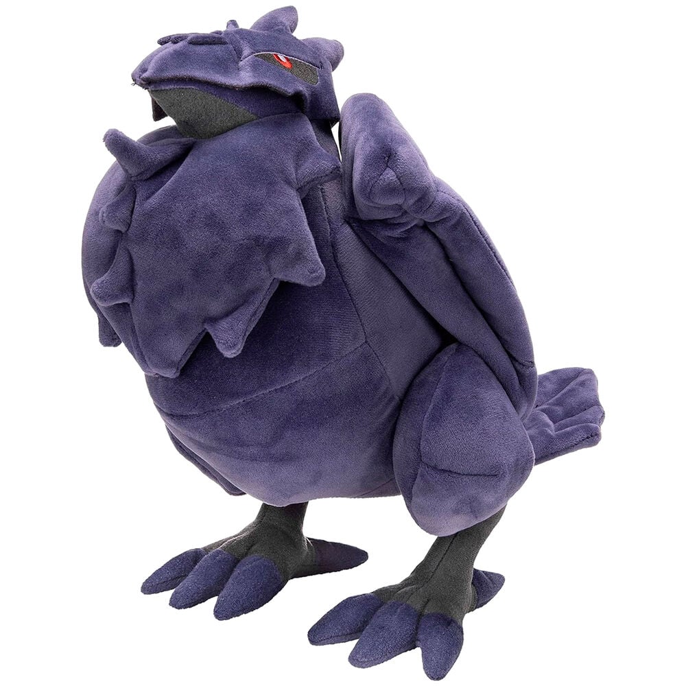 Peluche de Corviknight Pokémon de 30 cm en tonos morados y negros
