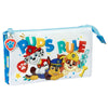 Portatodo triple SAFTA Paw Patrol Pups Rule con tres compartimentos