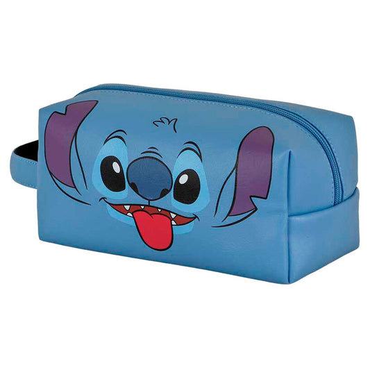 Neceser azul de Stitch Disney con cremallera y asa lateral