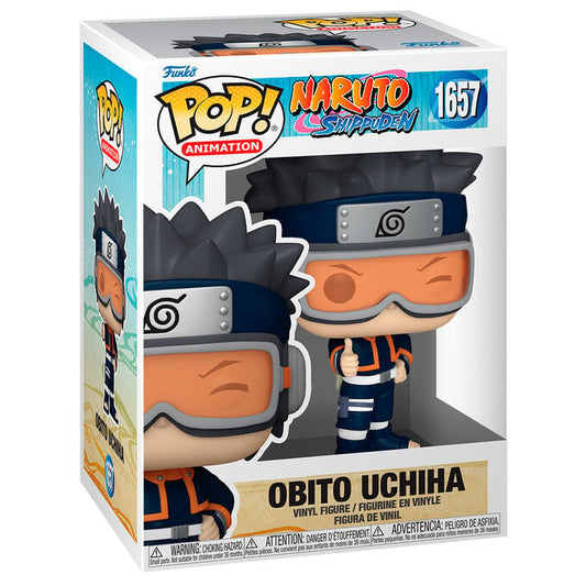 Figura Funko POP! de Obito Uchiha de Naruto Shippuden en caja