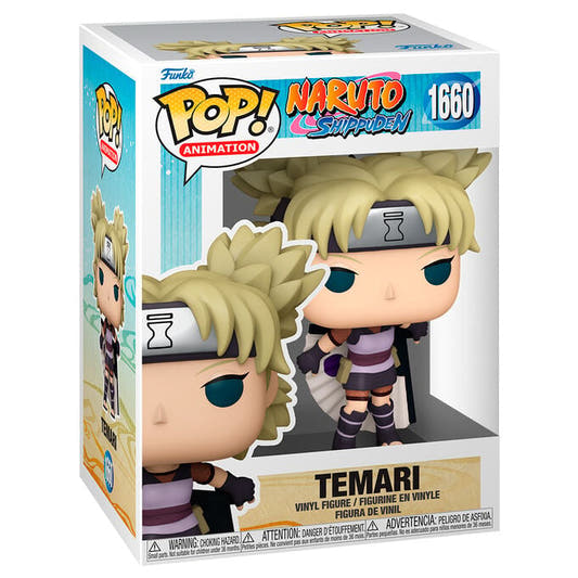 Figura Funko POP! de Temari de Naruto Shippuden en caja