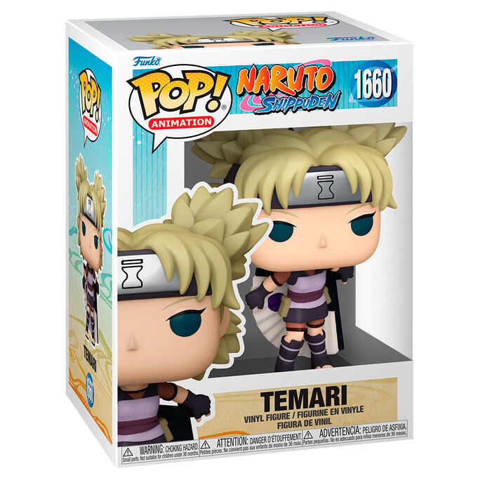Figura Funko POP! de Temari de Naruto Shippuden en caja