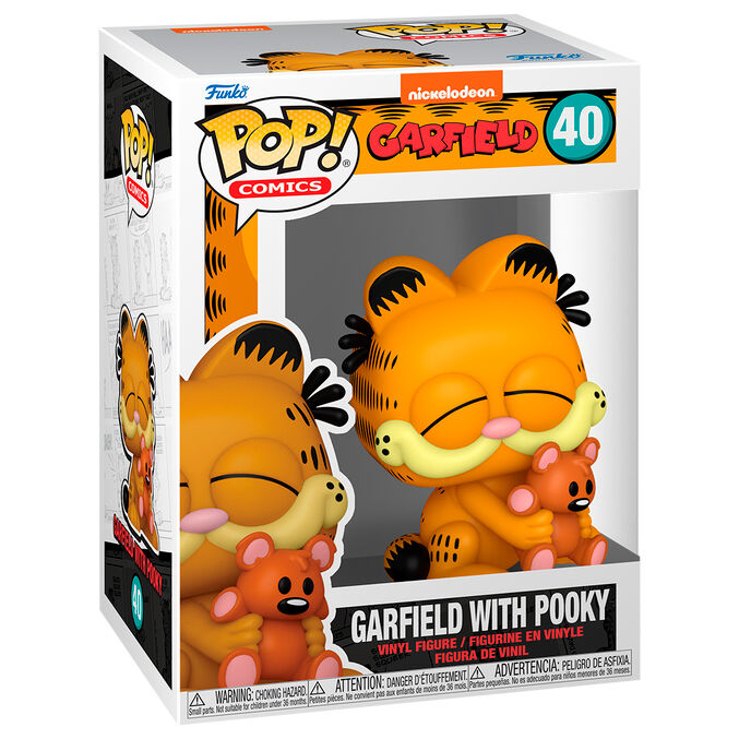 Figura Funko POP! de Garfield abrazando a Pooky - 2