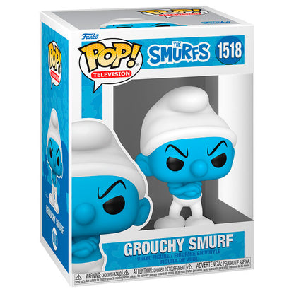 Figura Funko POP! Grouchy Smurf de Los Pitufos en caja