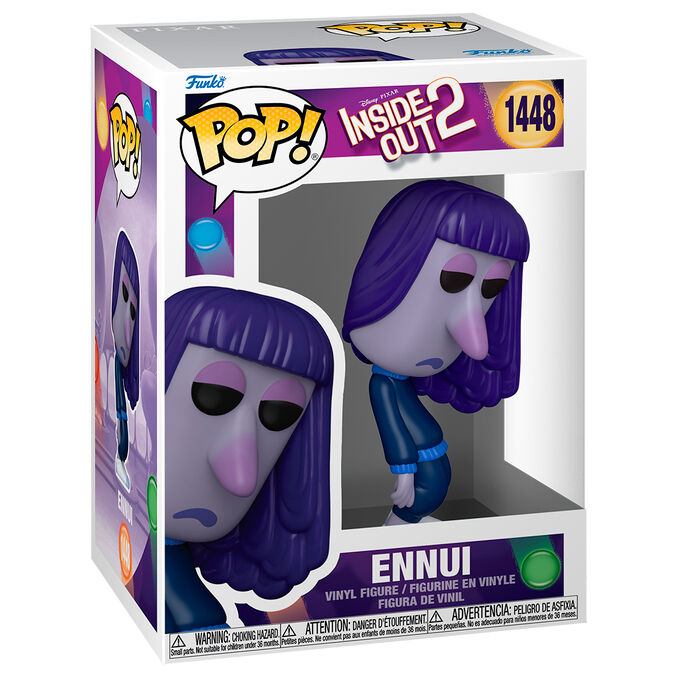 Figura Funko POP! de Ennui de Inside Out 2 en caja