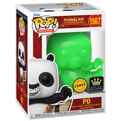 Cajas Funko POP! de Po de Kung Fu Panda, versión regular y Chase verde - 4