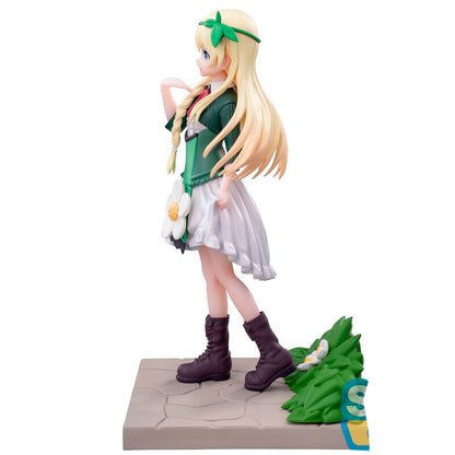Figura Luminasta de Iris de KonoSuba con vestido verde y base decorada - 2