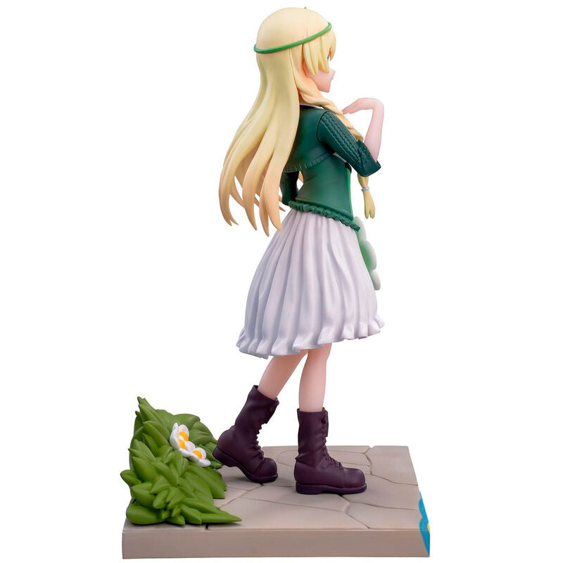 Figura Luminasta de Iris de KonoSuba con vestido verde y base decorada - 4