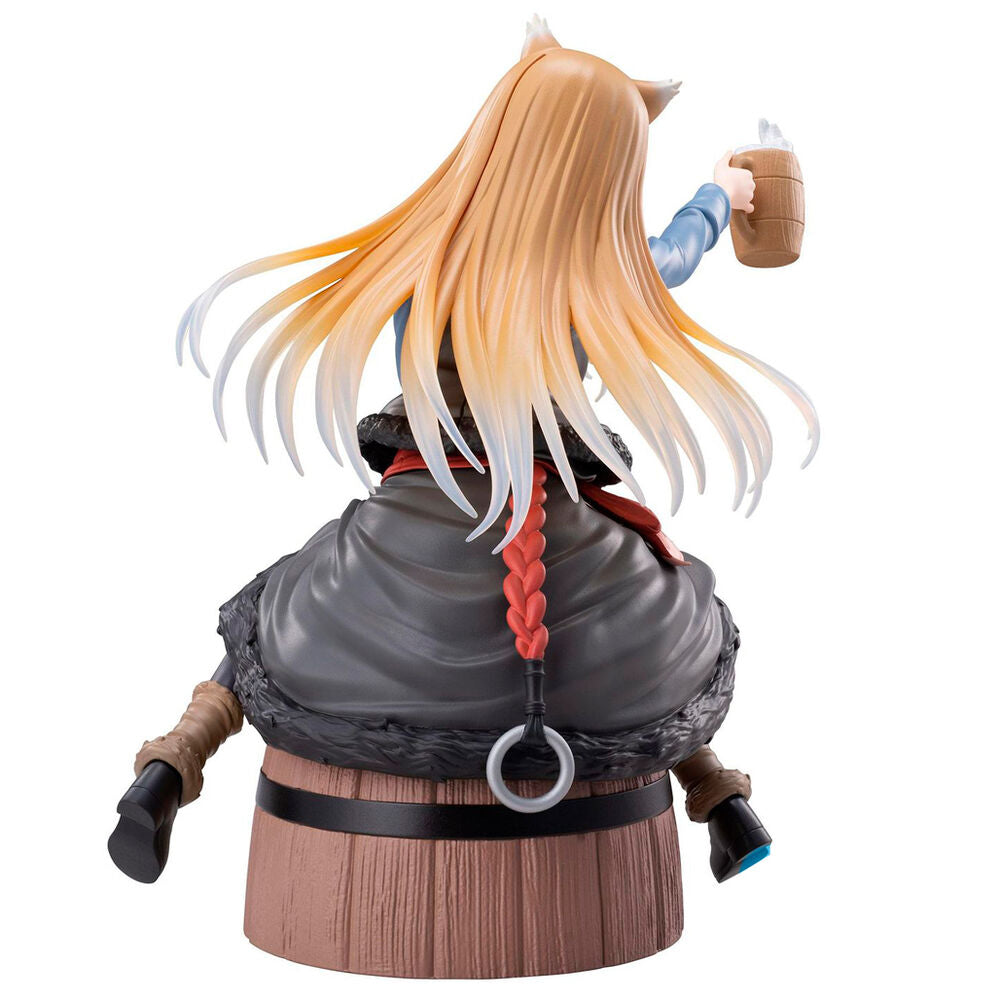 Figura de Holo de Spice and Wolf sentada sobre un barril - 3