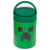 Fiambrera térmica verde de Minecraft Creeper con asa plegable