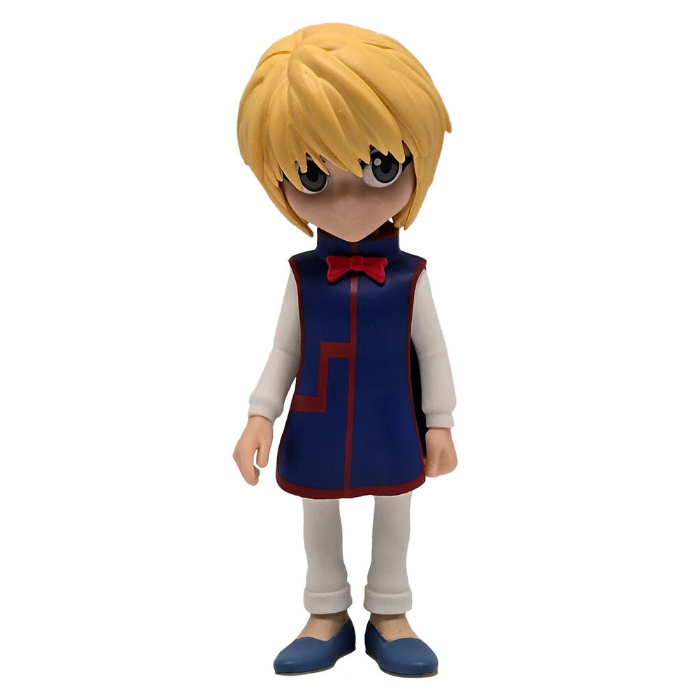 Figura MINIX de Kurapika de Hunter x Hunter con uniforme azul y rojo