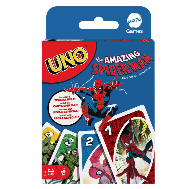 Juego de cartas UNO The Amazing Spider-Man de Marvel