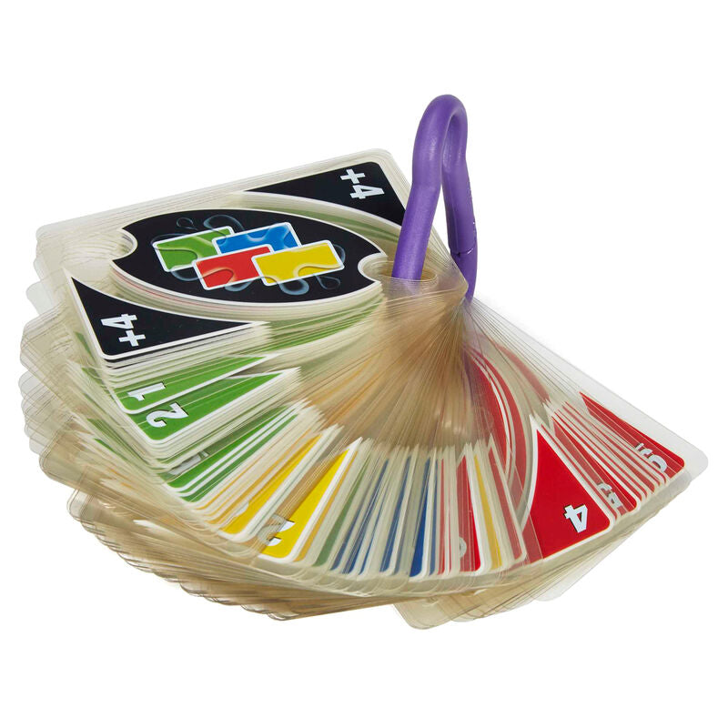 Juego de cartas MATTEL UNO H2O To Go con clip - 3
