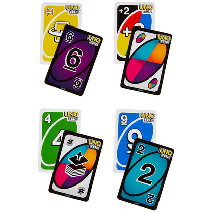 Juego de cartas Mattel UNO Flip! con cartas de doble cara - 3