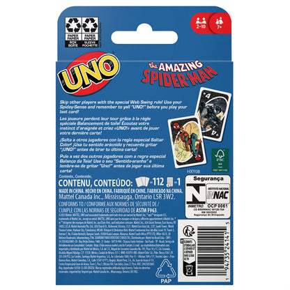 Juego de cartas UNO The Amazing Spider-Man de Marvel - 4