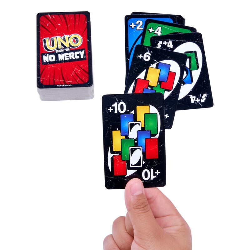 Caja del juego de cartas UNO Show ’Em No Mercy de Mattel - 3