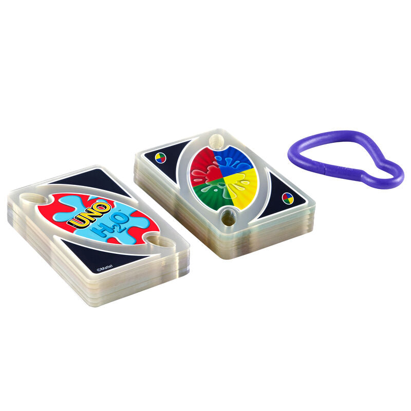 Juego de cartas MATTEL UNO H2O To Go con clip - 4