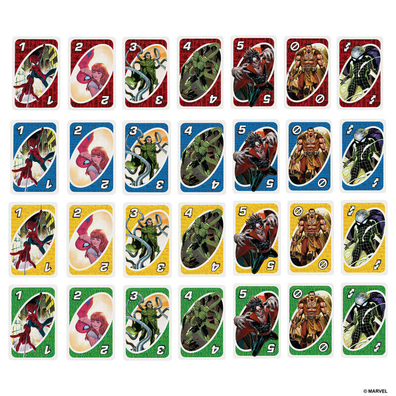 Juego de cartas UNO The Amazing Spider-Man de Marvel - 5
