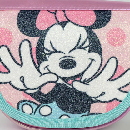 Bolso bandolera rosa y turquesa con Minnie Disney - 3