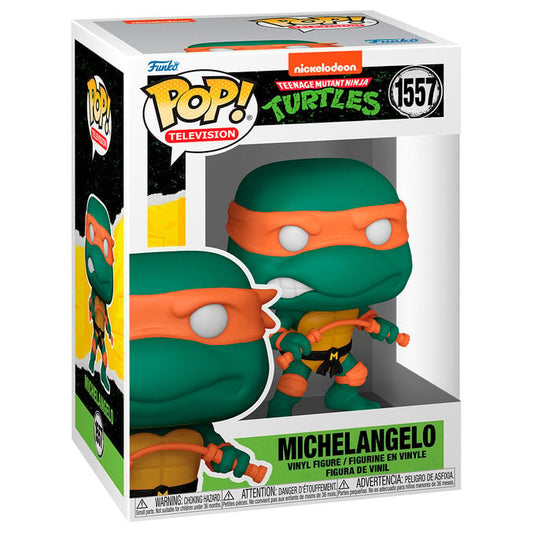 Figura Funko POP! de Michelangelo de Tortugas Ninja en caja