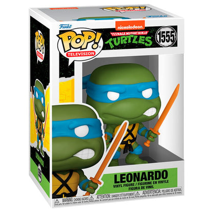 Figura FUNKO POP! de Leonardo de las Tortugas Ninja en caja