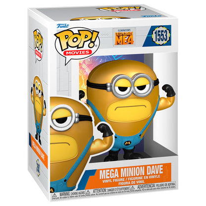 Figura Funko POP! Mega Minion Dave de Mi Villano Favorito 4 en caja
