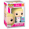 Figura Funko POP Crystal Barbie con vestido blanco en caja
