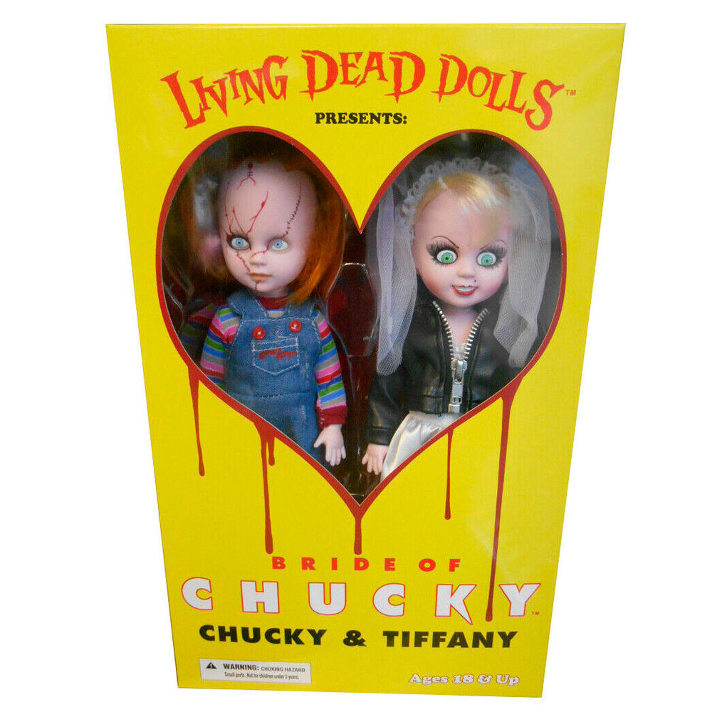 Set de figuras Chucky y Tiffany Living Dead Dolls de 25 cm - 2