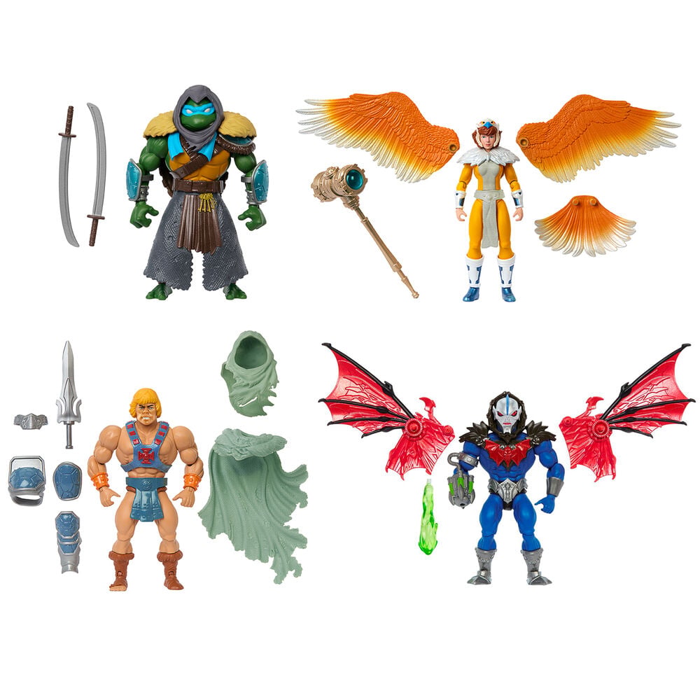 Figuras articuladas Turtles of Grayskull de Masters of the Universe