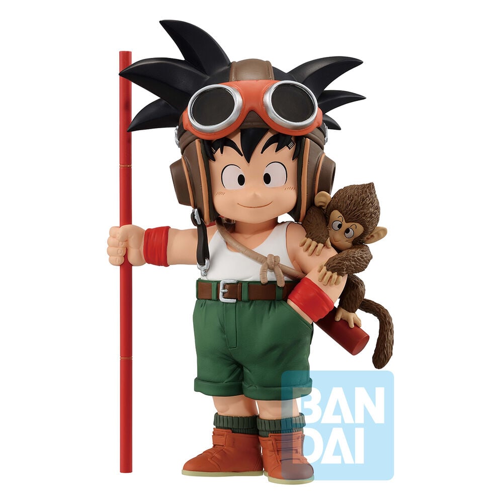 Figura Ichibansho de Son Goku niño con bastón rojo