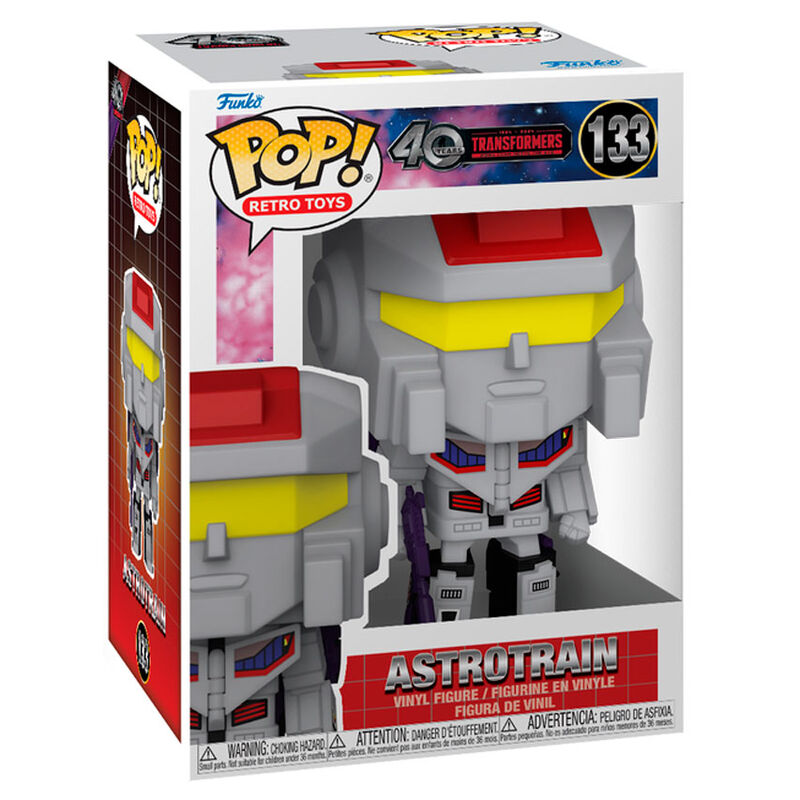Figura Funko POP! de Astrotrain de Transformers Generation 1 en caja
