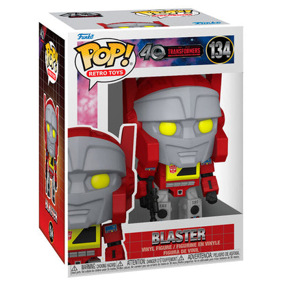 Figura Funko POP! Blaster de Transformers Generation 1 en caja