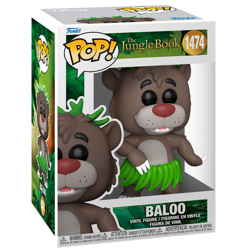 Figura Funko POP! de Baloo de El Libro de la Selva en caja