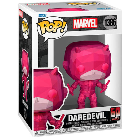 Figura Funko POP! de Daredevil con dos bastones en caja