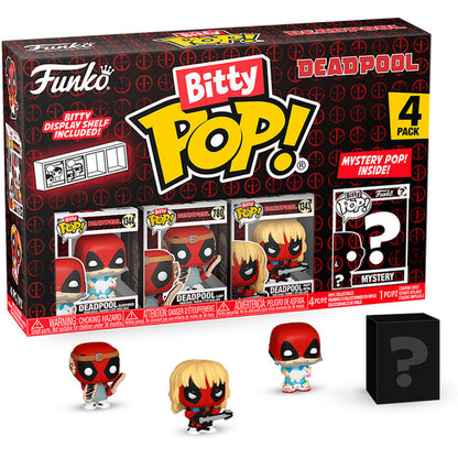 Blister FUNKO Bitty POP! Deadpool Sleepover de 4 figuras