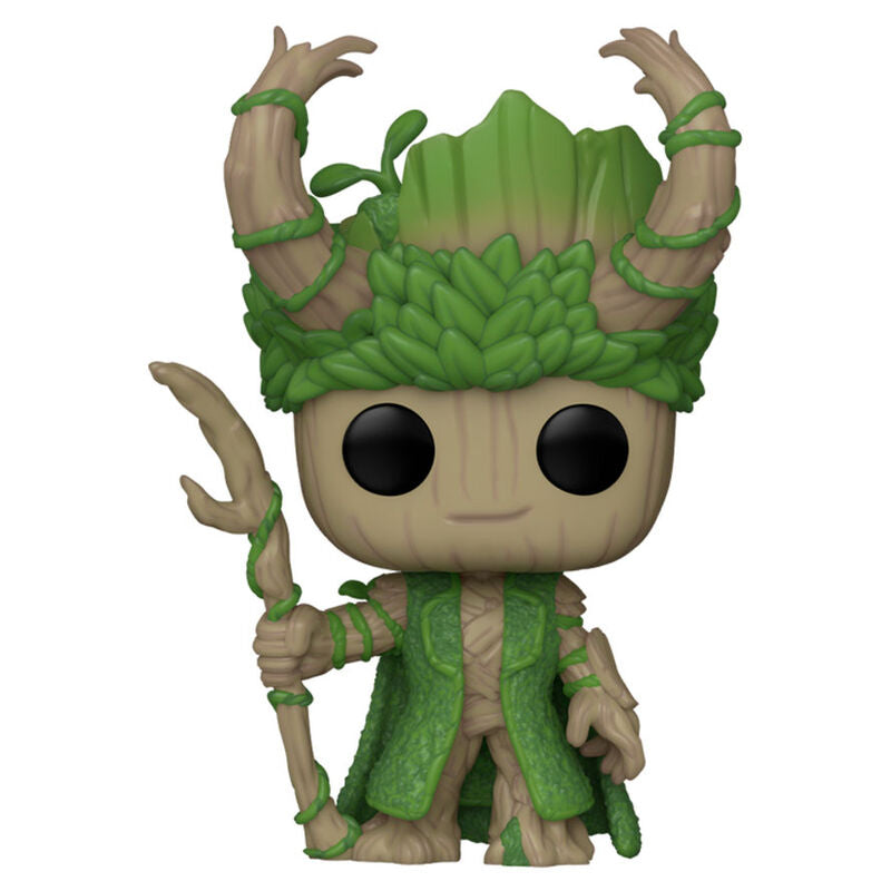 Figura Funko POP! de Groot como Loki en caja We Are Groot - 2